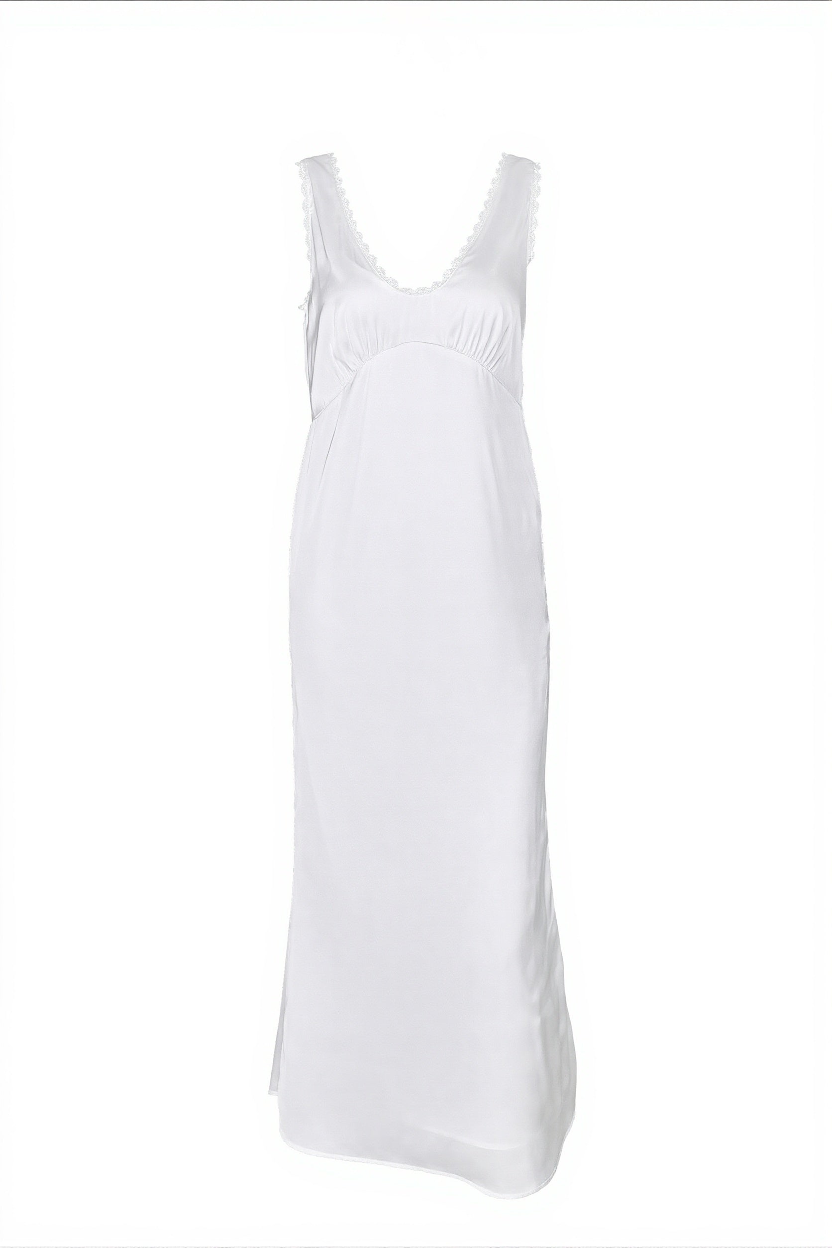 Sexy White Lace Insert Cami Bodycon Mini Dress image 6
