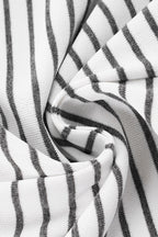 Star Print Striped Drawstring Shorts image 4