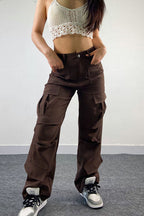 Vintage American Loose Fit Multi-Pocket Cargo Pant image 3