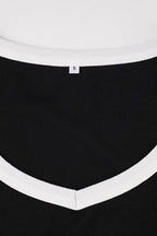 Slim Fit V-Neck Knit Top image 6