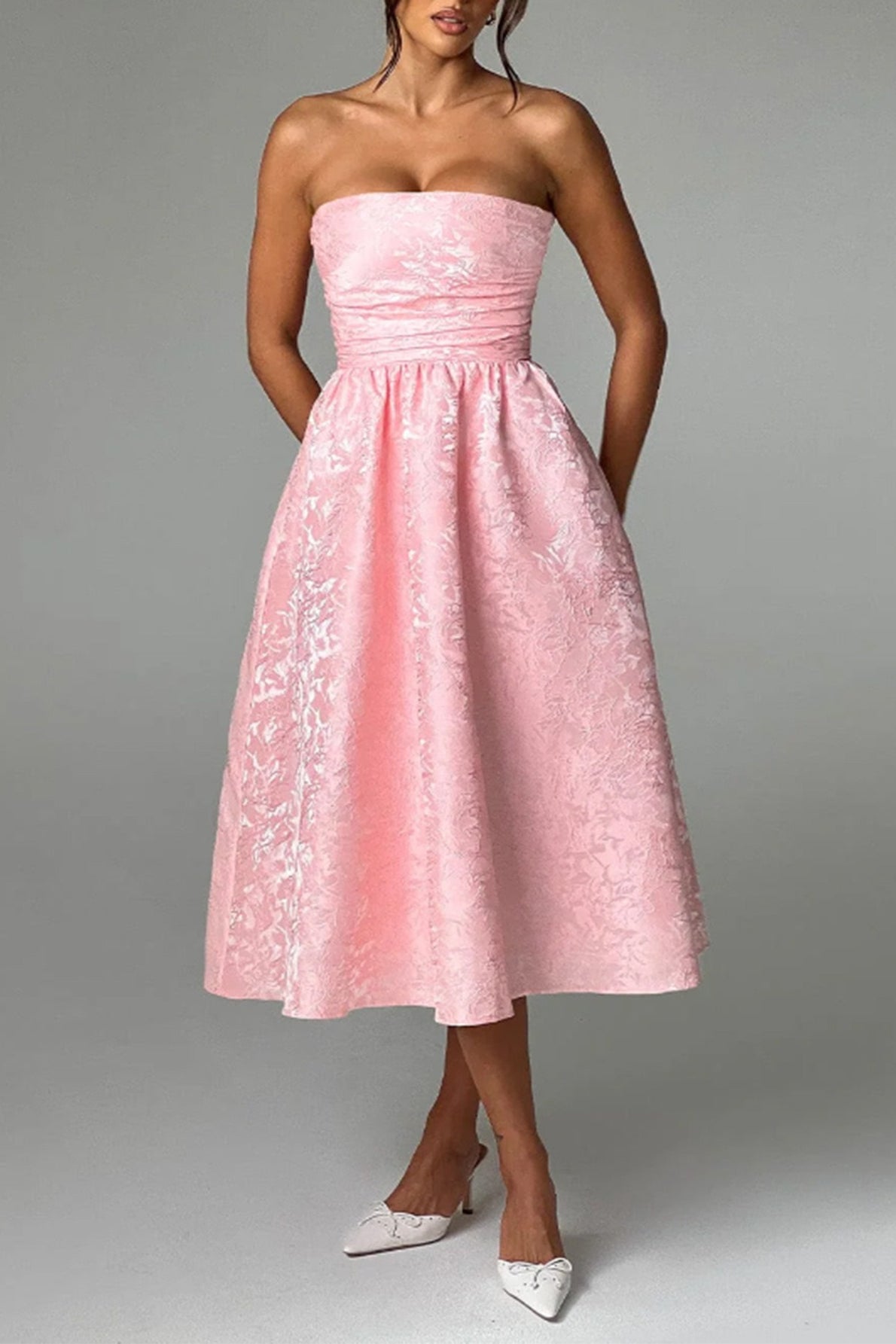 Strapless Elegant Party Dress image 14