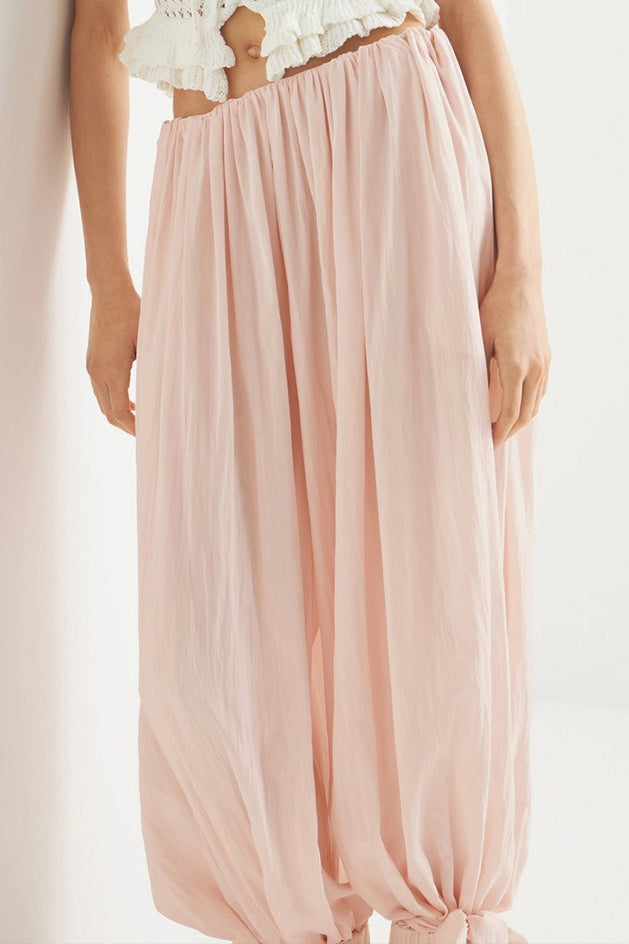 Elegant Loose Tie Harem Pants image 5