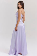 Elegant Cami Backless Maxi Party Dress image 22