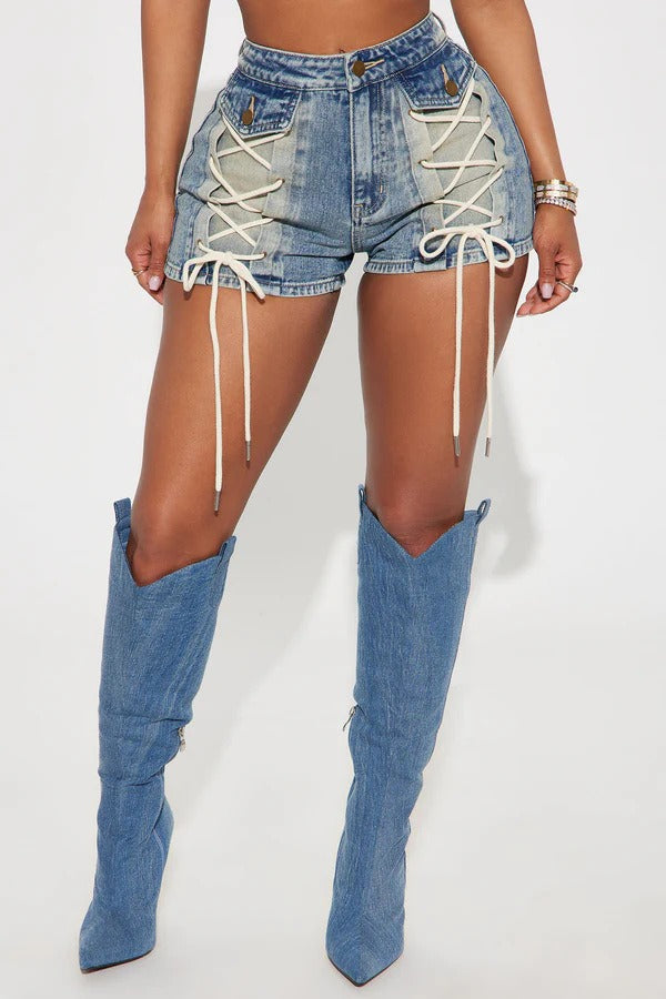 Trendy Jacket Two Piece Shorts Set image 5