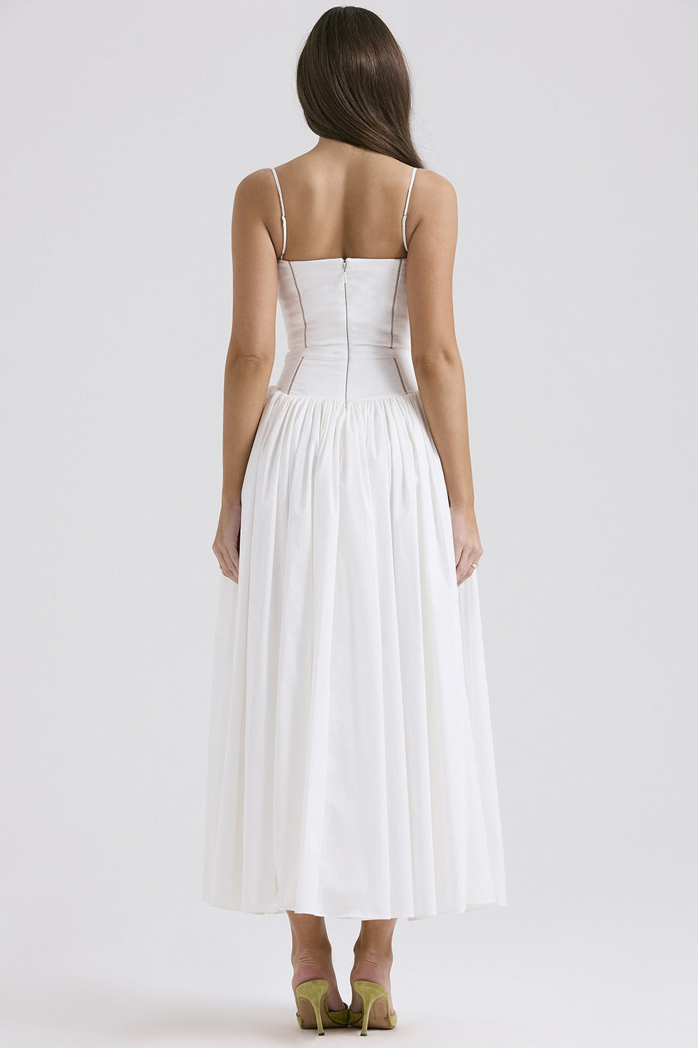 Elegant Gentle Floral Cami Fairy Maxi Dress image 5