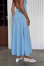 Elegant High Waist Maxi Dress image 4