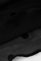 Deep V Lace Polka Dot Blouse image 4