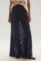 Lace Hollow Out Long Skirt image 6