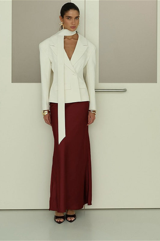 Vintage V-Neck Single Button Blazer image 6