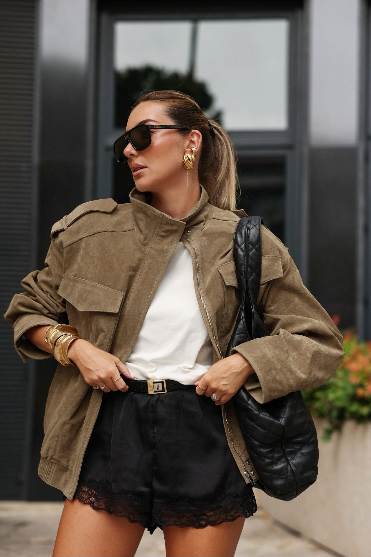 Suede Look Textured Jacket image 2