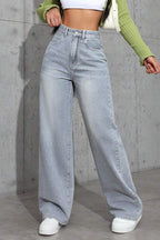 High Waist Loose Straight Jean image 3