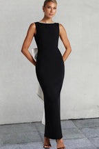 Elegant Bow Slim Fit Party Dress image 6