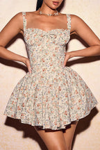 Floral Ruffled Ballet Mini Dress image 3
