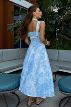 Cami Backless Tie Floral Dress image 4