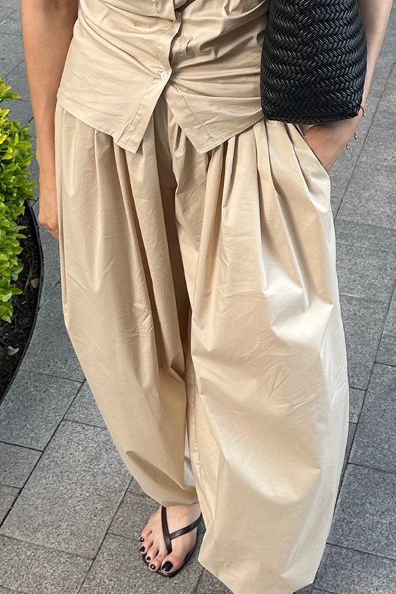 Street Fashion Cotton Lantern Loose Casual Pants image 9