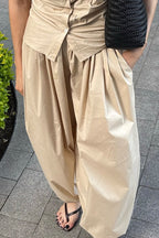 Street Fashion Cotton Lantern Loose Casual Pants image 9
