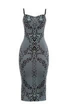 Cami Plunge Cutout Back Slit Print Maxi Dress image 5