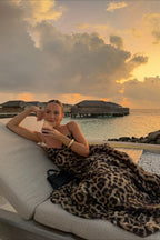 Sexy Leopard Spaghetti Strap Maxi Dress image 2