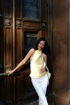 Satin Halter Top with Elegant Design image 2