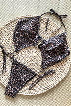 Sexy Leopard Tie One Piece Swimwear image 5