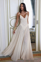 Mesh A-Line Bodycon Maxi Dress image 4