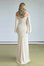 Bell Sleeve Tube Bodycon Prom Dress image 8