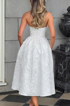 Strapless Elegant Party Dress image 9