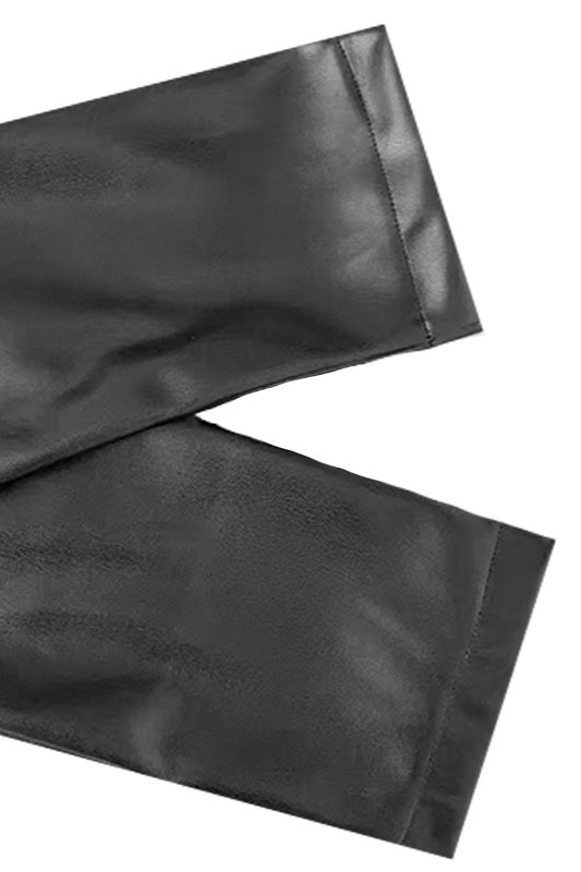 Colorblock Biker Crop Coat image 6