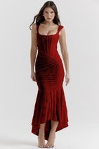 Stretch Mesh Jacquard Mermaid Formal Dress image 10