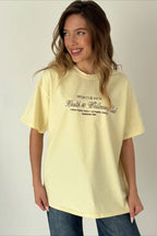 Minimalist Casual Cotton Letter Print Short Sleeve T-shirt image 17