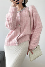 V-Neck Slim-Fit Knit Cardigan image 5