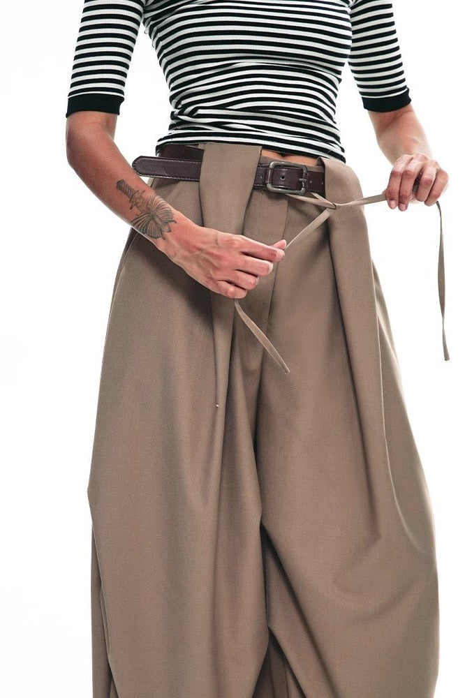 Vintage Wide-Leg Flowing Pants image 2