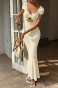 French Style Sexy Mermaid Boho Dress image 1