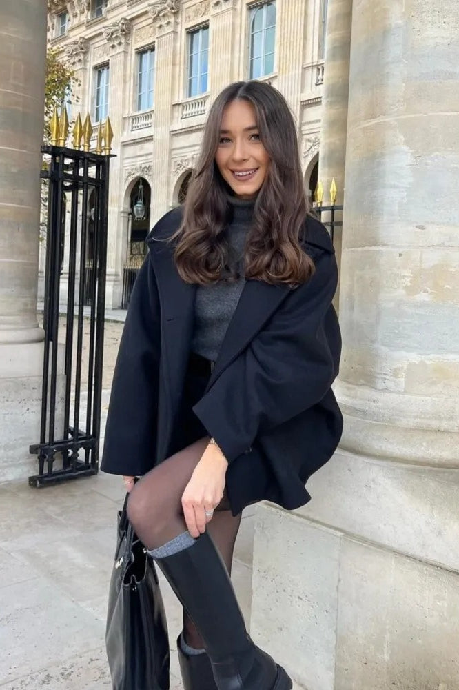 Relaxed Fit Short Wool Blend Jacket image 5