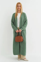 Oversized Long-Length Knit Cardigan image 8