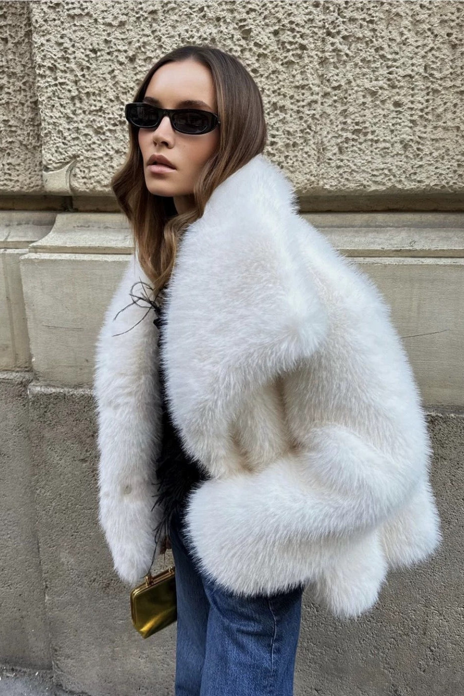 Thickened Faux Fur Winter Coat image 3