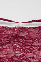 Lace Bustier Ruffle Hem Cocktail Dress image 12