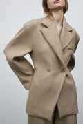 Vintage Double Lapel Loose Fit Blazer image 1