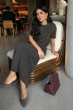 Sexy Knit Short Sleeve Pencil Skirt Sets image 6