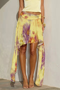 Gradient Dye Irregular Ribbon Skirt image 1