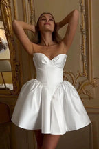 French Style Sweetheart Neckline A-Line Party Dress image 1