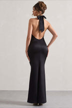 Slim Fit Halter Evening Party Dress image 5