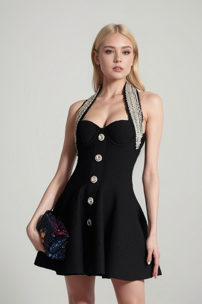 Halter Bandage A-line Cocktail Dress image 2