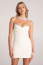 Rhinestone Cami A Line Short Party Dress image 6
