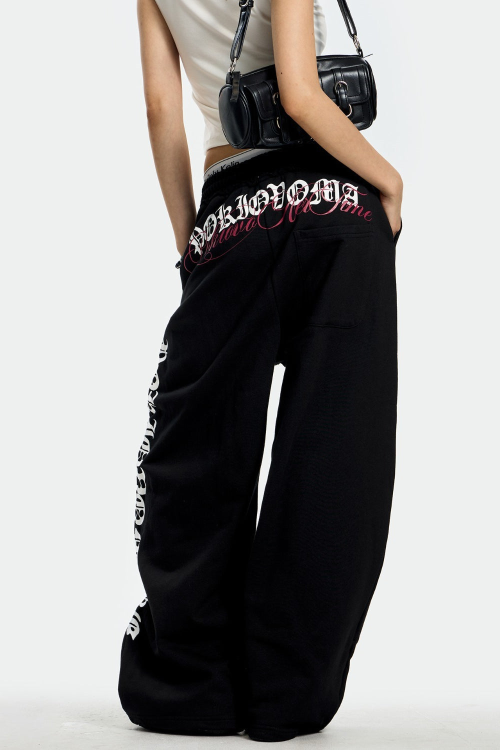 Loose Dropped Shoulder Sweat Pants image 4