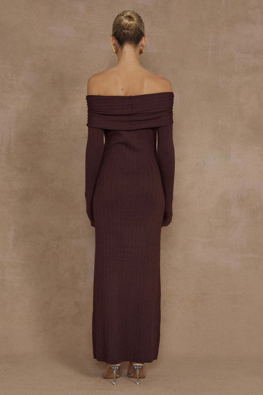 Elegant Off Shoulder Knit Sweater Dress image 5