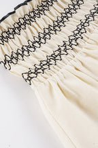 Ruffle Smocked A Line Swing Skirt image 6
