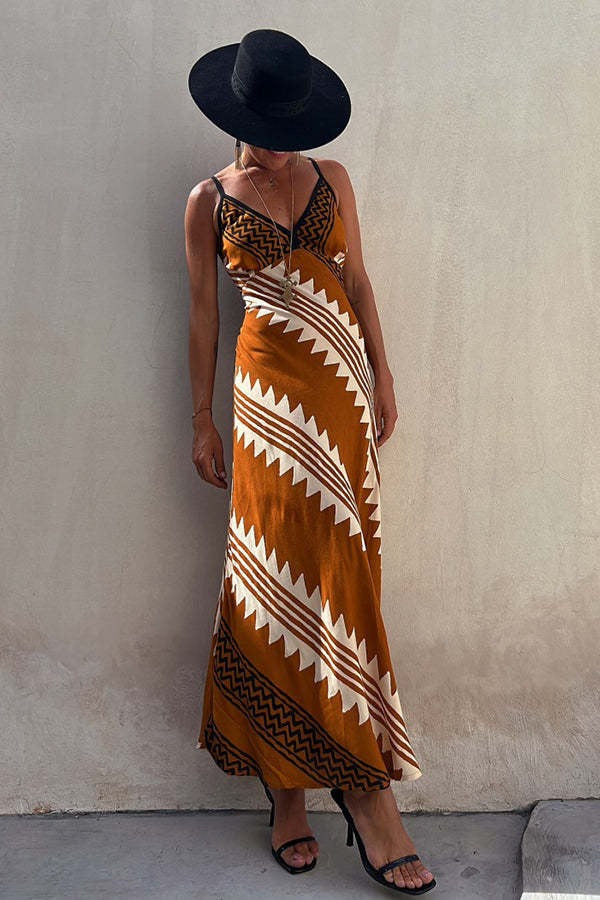 Loose Fit Floral Boho Dress image 4