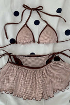 Sweet Polka Dot Three Piece Swim Set image 4