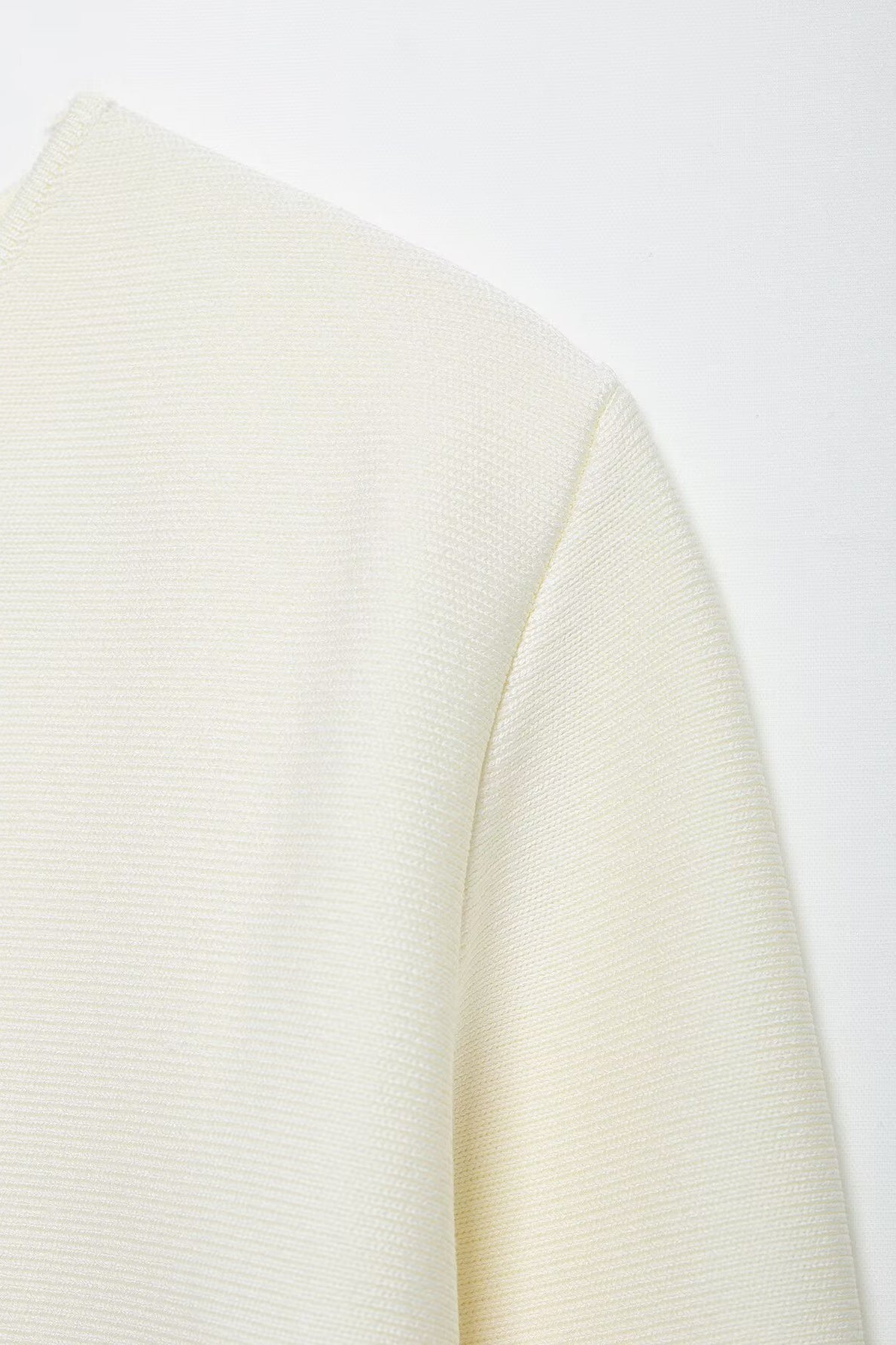 Asymmetrical Button Knit Cardigan image 4